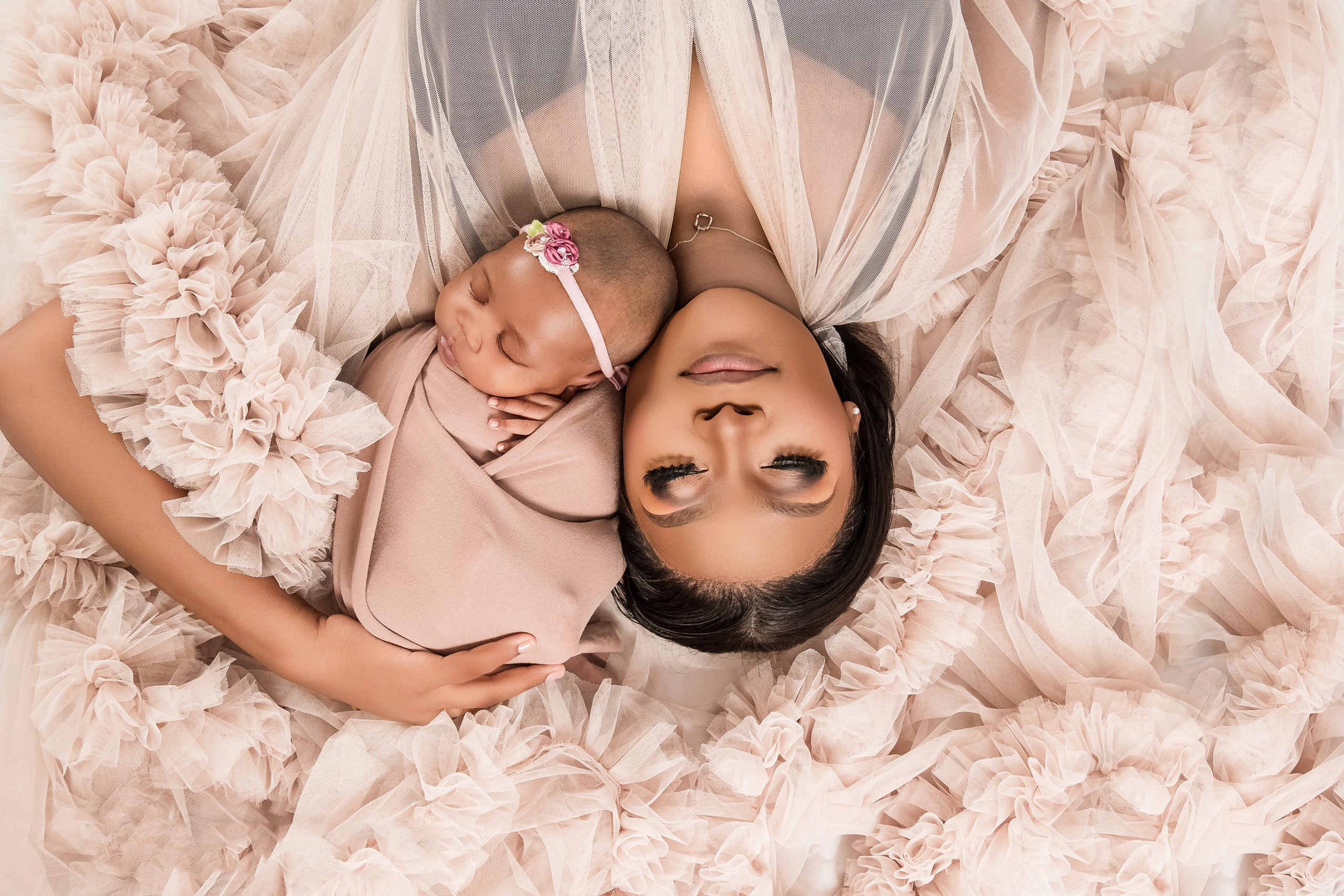 Newborn mommy and baby photoshoot in Polokwane