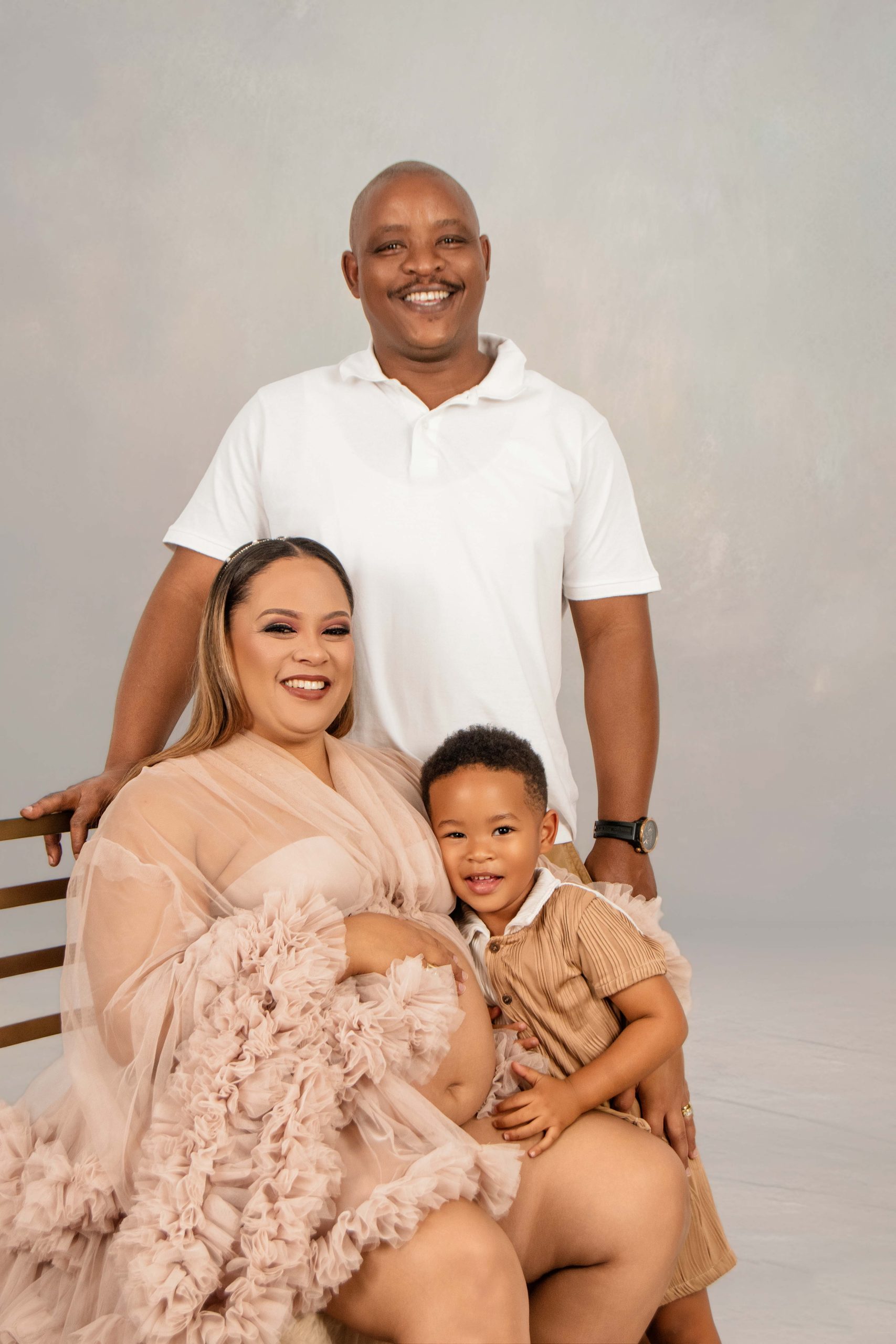 Family Maternity Photoshoot in Polokwane studio