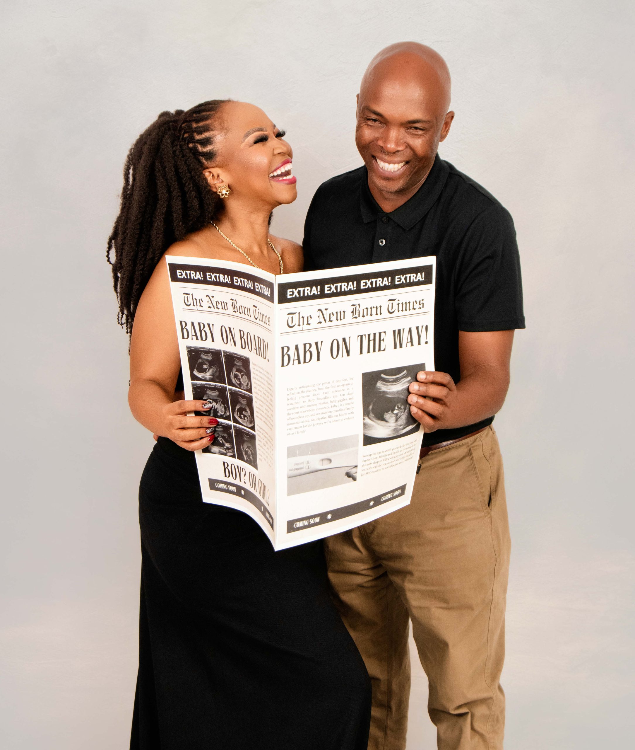 Maternity newspaper photoshoot polokwane