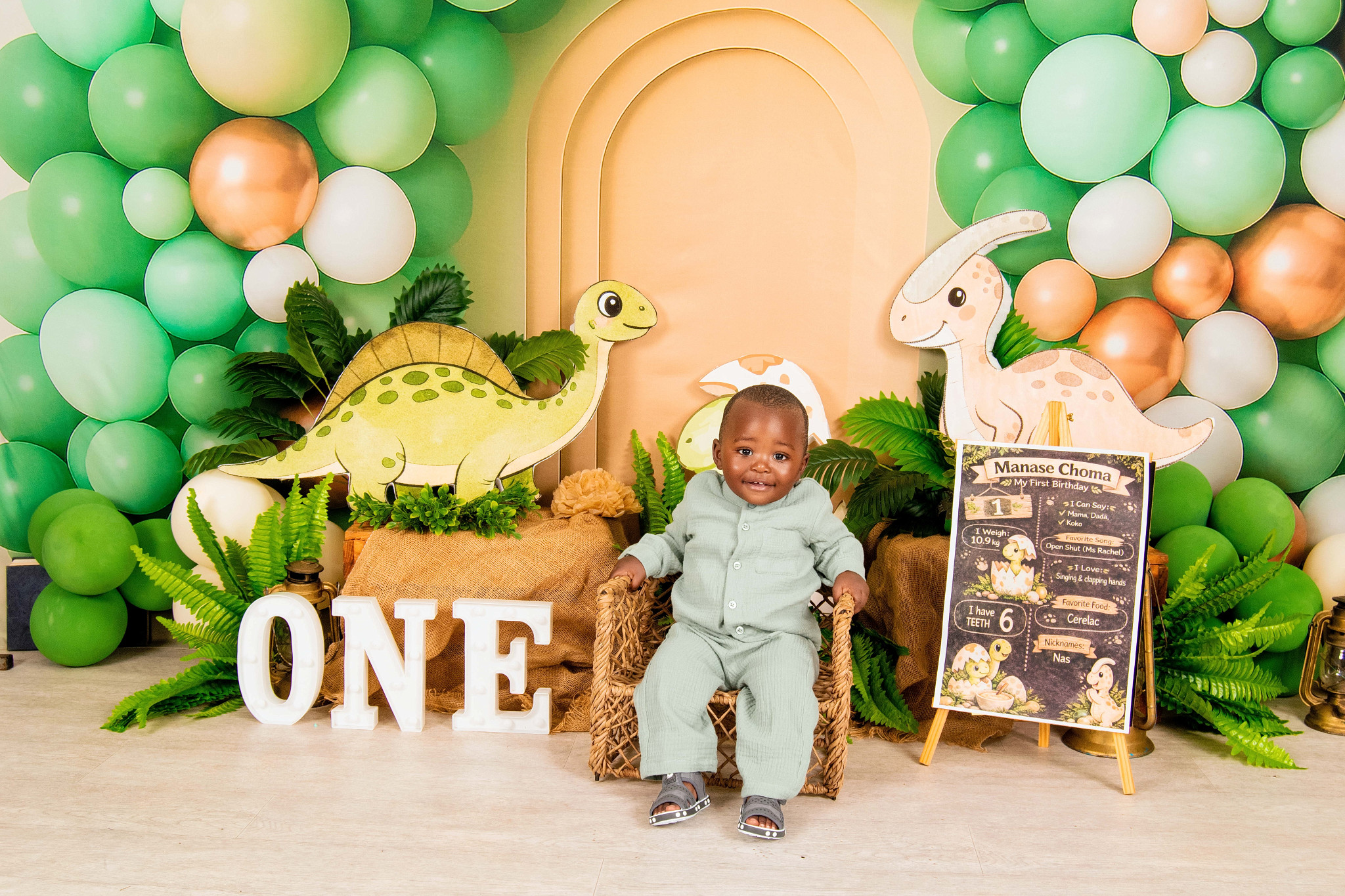 cake smash photoshoot in polokwane studio