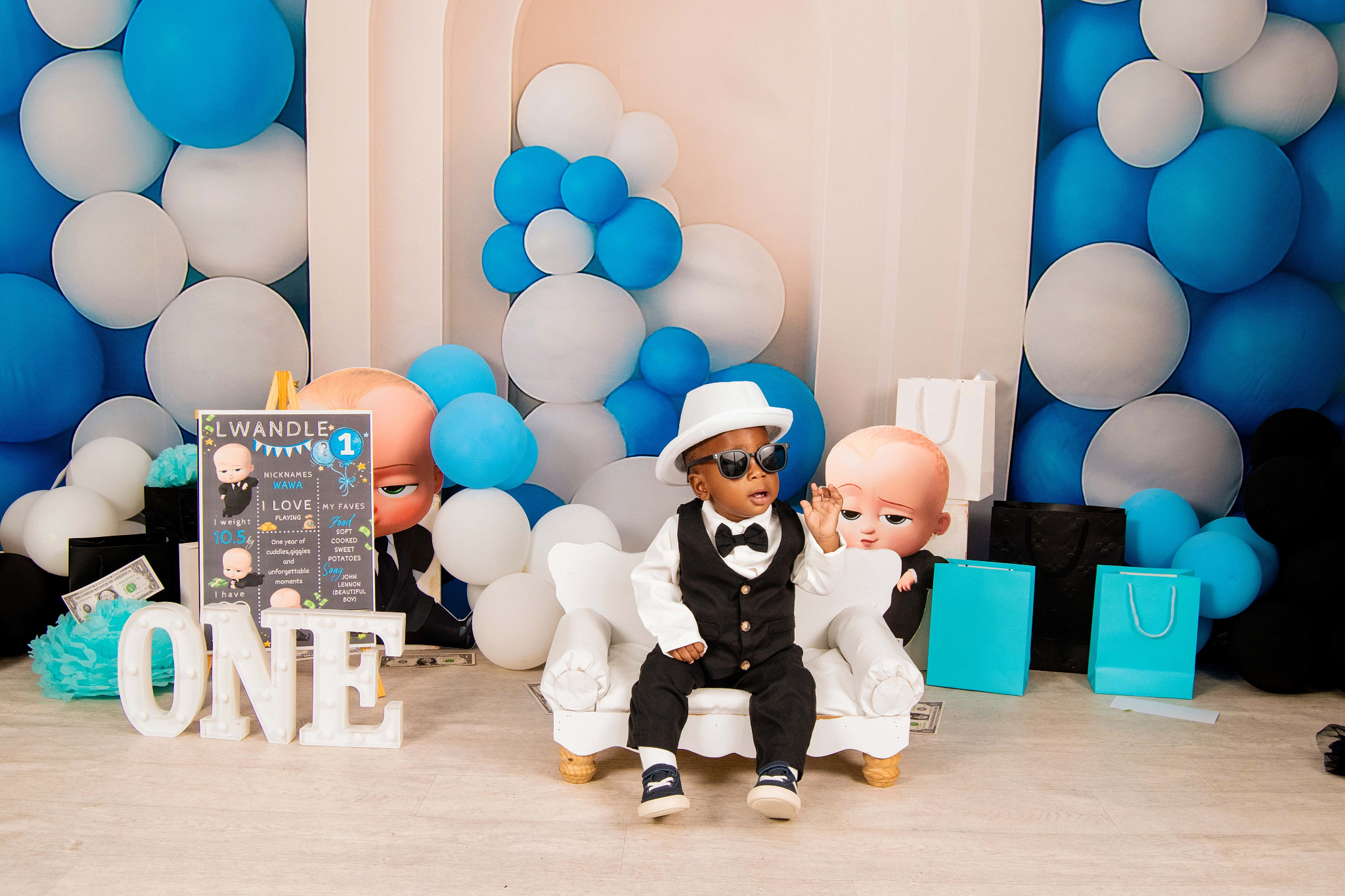 cake smash photoshoot in polokwane studio