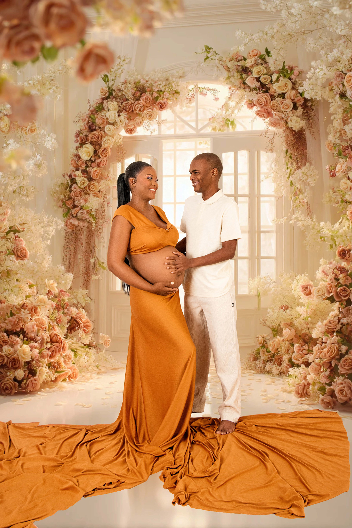 luxury maternity photoshoot polokwane studio