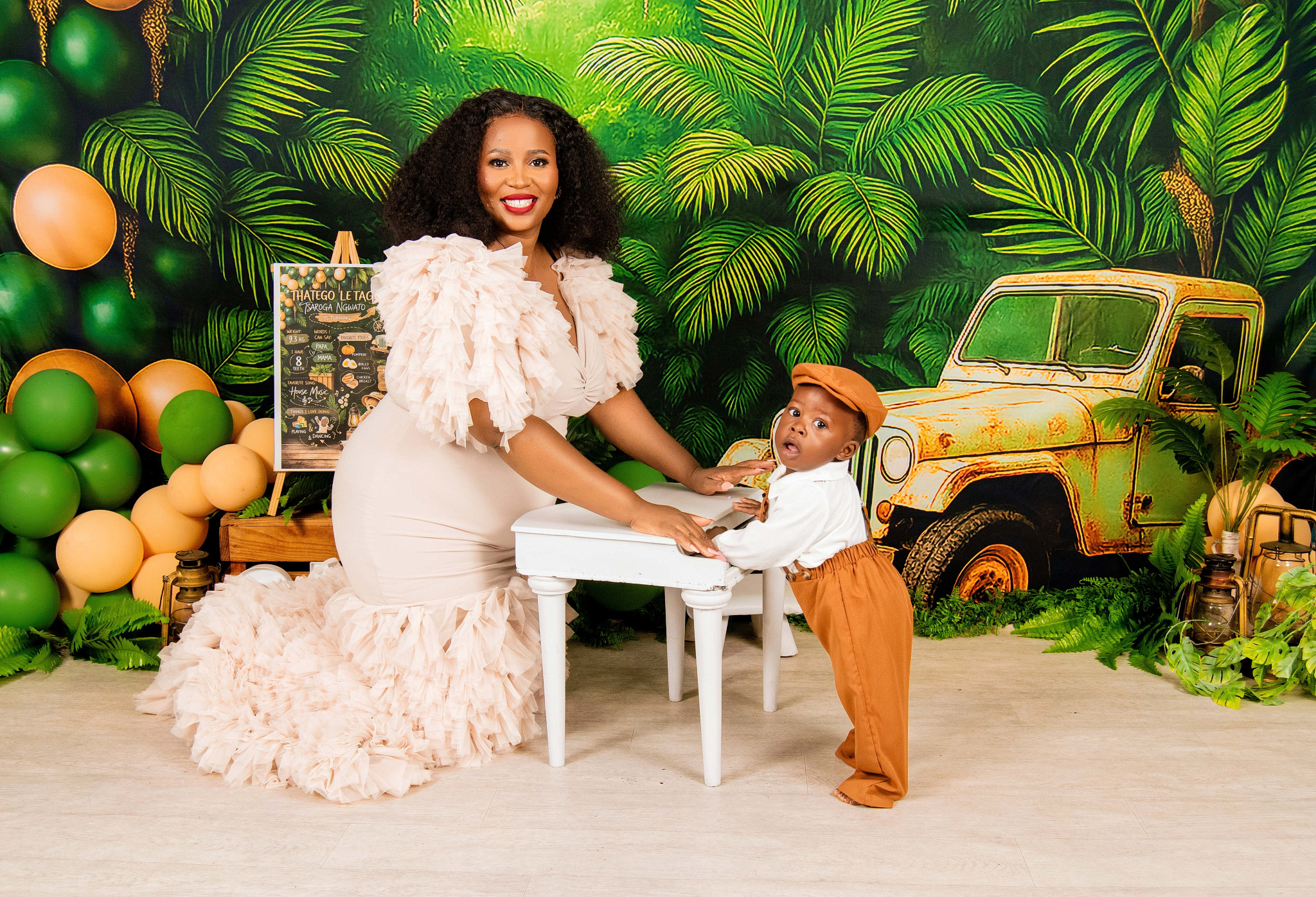 cake smash photoshoot in polokwane studio