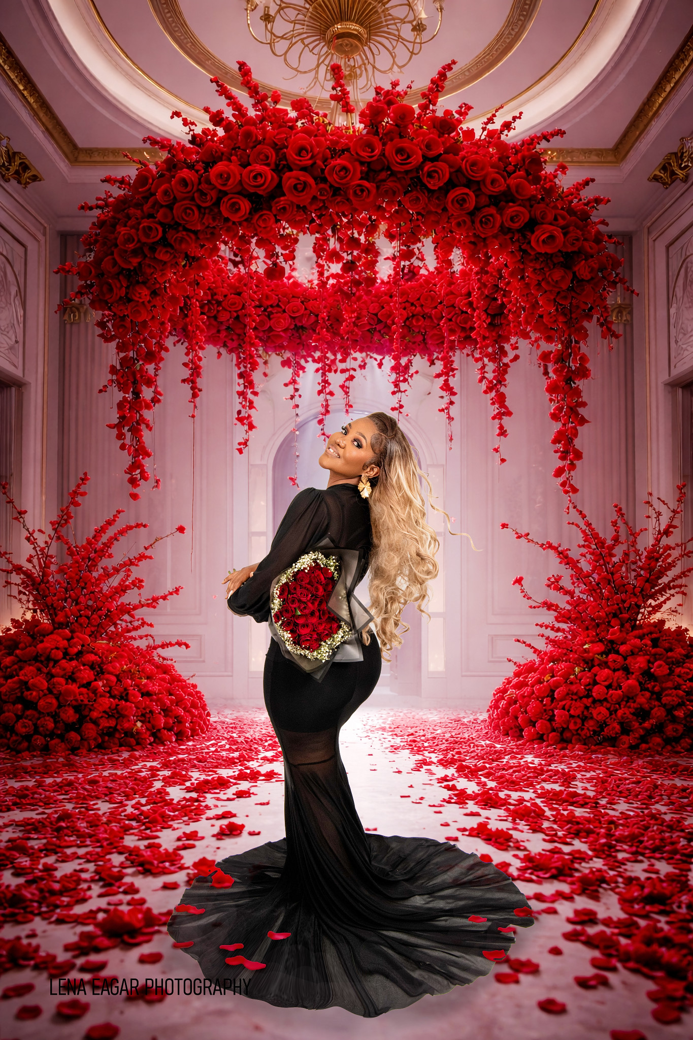 Red roses photoshoot Polowkane